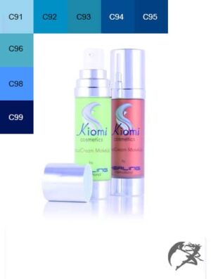 Kiomi Aqua Cream Make-up Blautöne