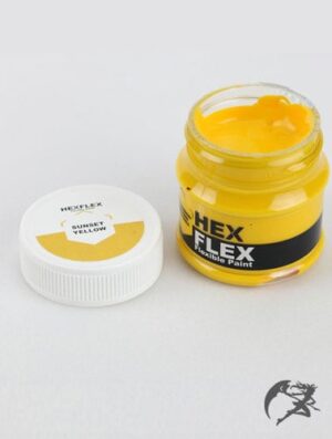 Hexflex Flexible Paint von Poly Props sonnenuntergangsgelb